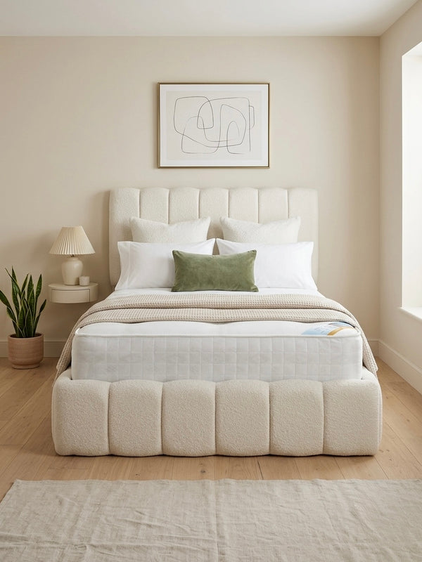 Monaco Boucle Bed | Choose Your Custom Size