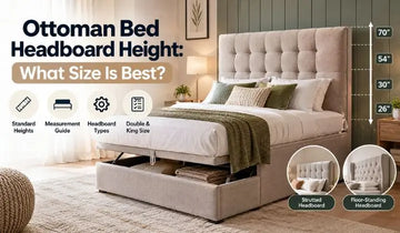 Ottoman Bed Headboard Height: What Size Is Best?