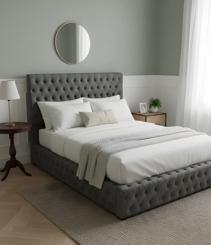 Button Tufted Beds