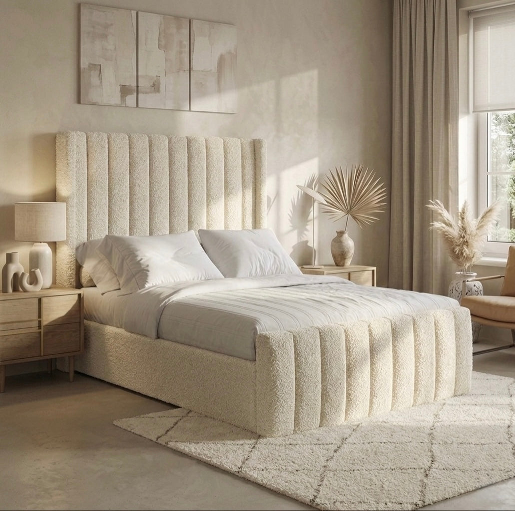 Belmont 2026 Boucle Designer Bed
