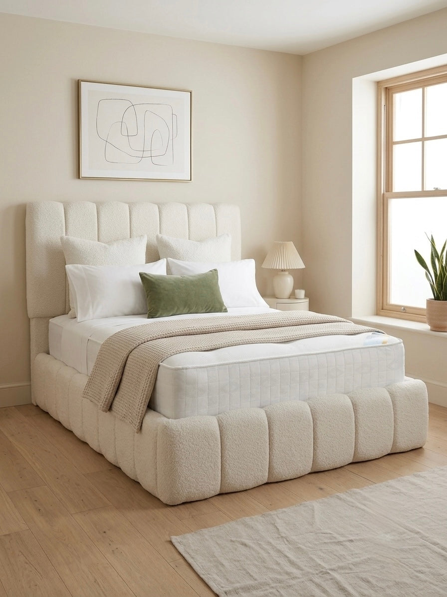 Monaco Boucle Bed | Choose Your Custom Size