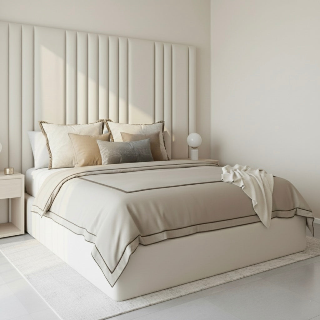 2026 Oversized Panel Bed Frame – Luxury Bespoke Furniture