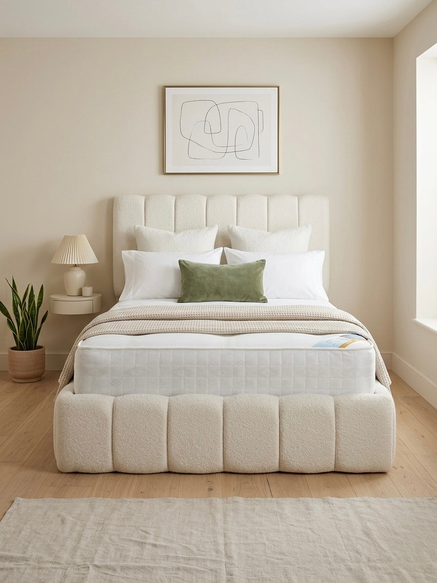 Monaco Boucle Bed | Choose Your Custom Size