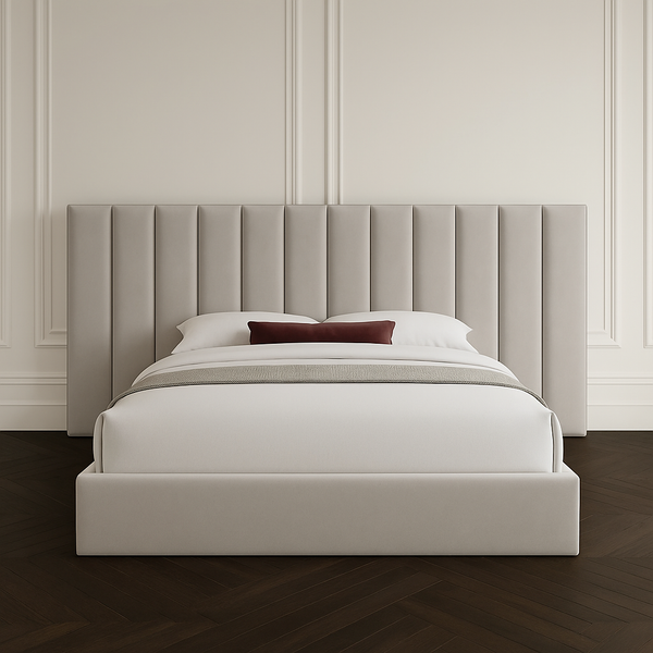 The Verona Extended Panel Bed (2 piece headboard)