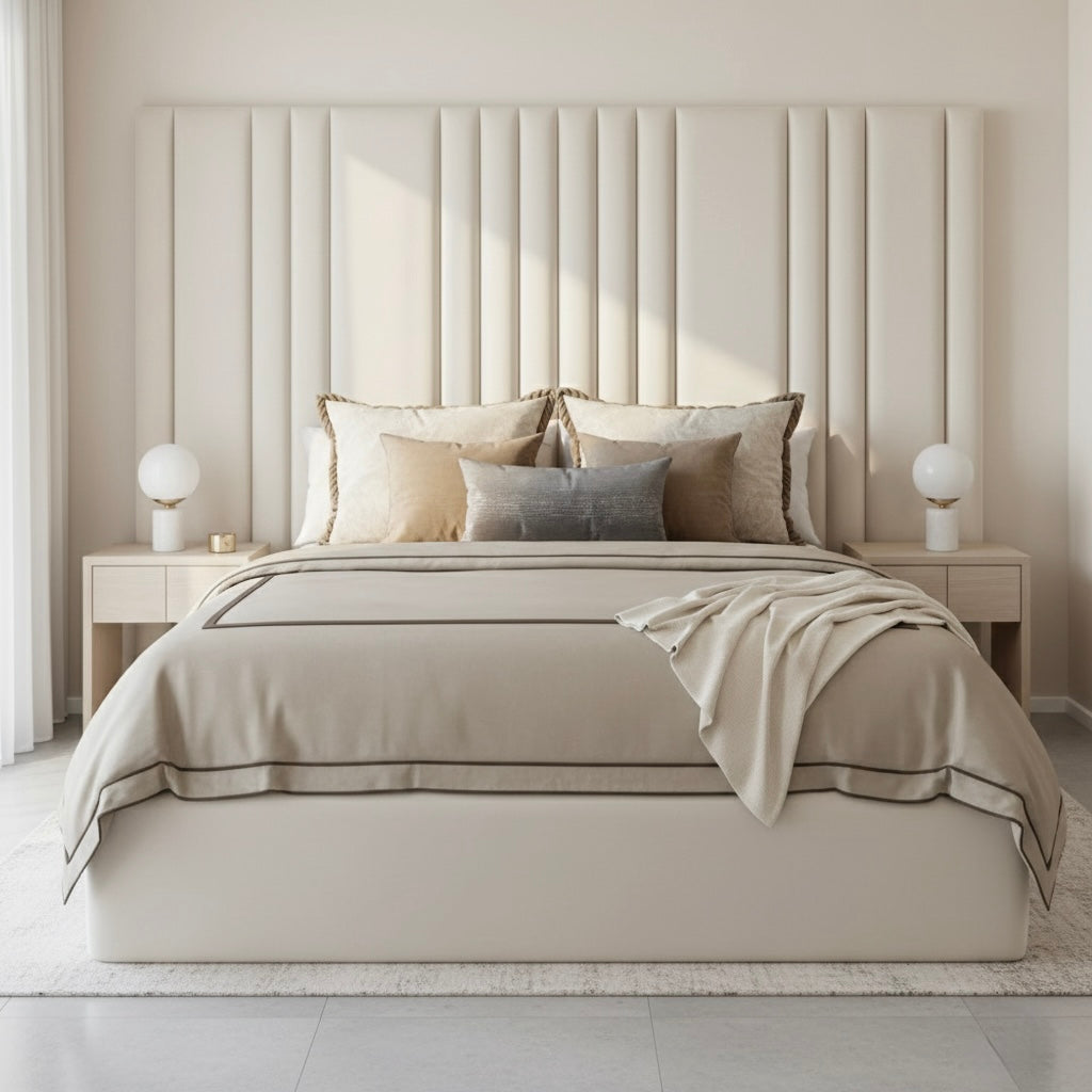 2026 Oversized Panel Bed Frame – Luxury Bespoke Furniture