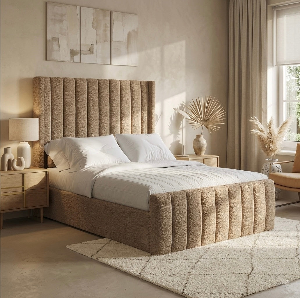 Belmont 2026 Boucle Designer Bed