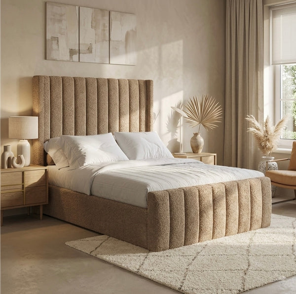 Belmont 2026 Boucle Designer Bed