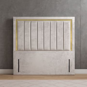 Washington Gold Trim Floor standing Headboard
