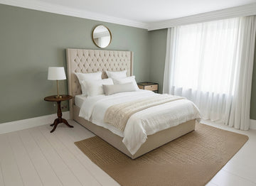 Virella Supreme Bed – Elegant winged Upholstered Design