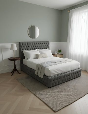 Onyx Royale Bed – Bold Upholstered Bed Frame