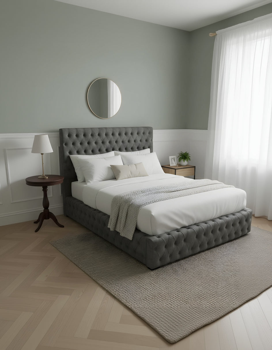 Onyx Royale Bed – Bold Upholstered Bed Frame