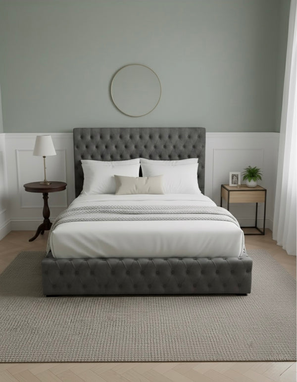 Onyx Royale Bed – Bold Upholstered Bed Frame