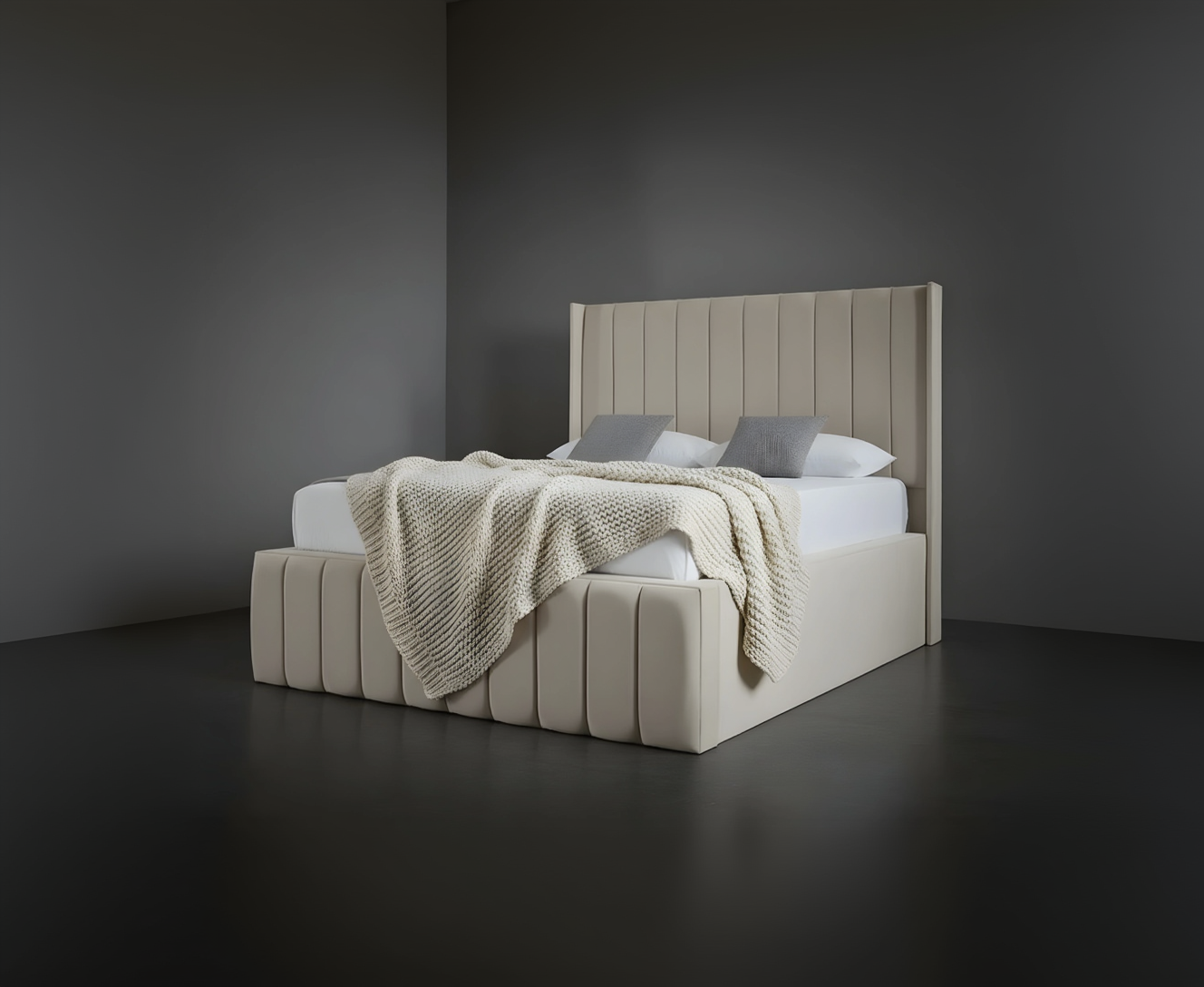 Lunara Supreme Bed – Designer Panel Bed Frame