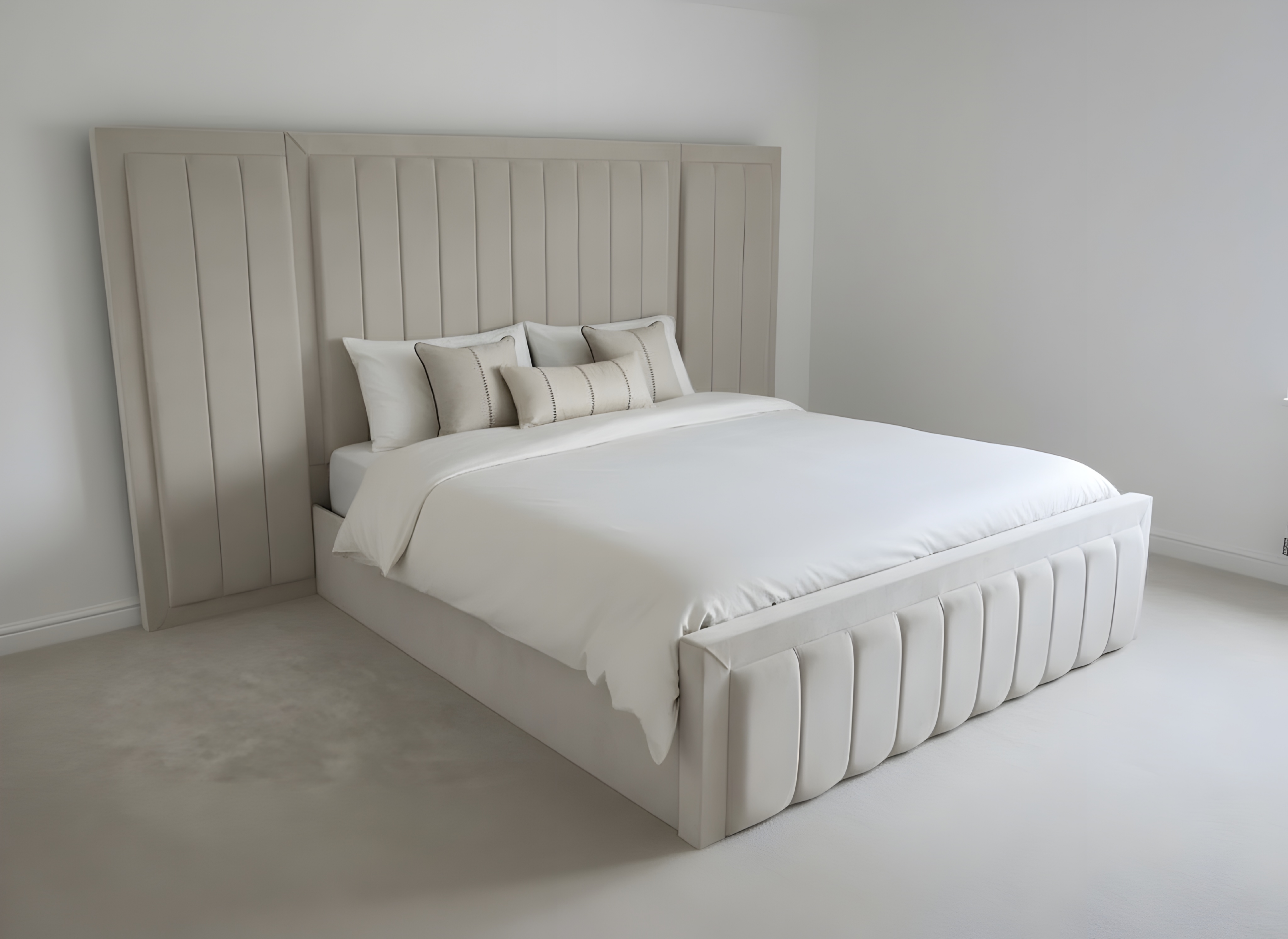 Evara Luxe Extanded Headboard Bed