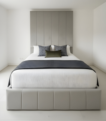 Altero Luxe Bed – Elegant Upholstered Panel Bed