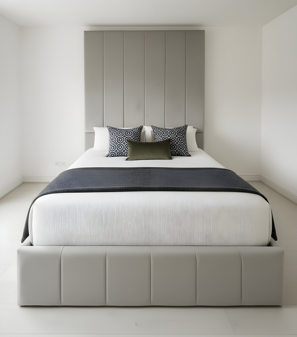 Altero Luxe Bed – Elegant Upholstered Panel Bed