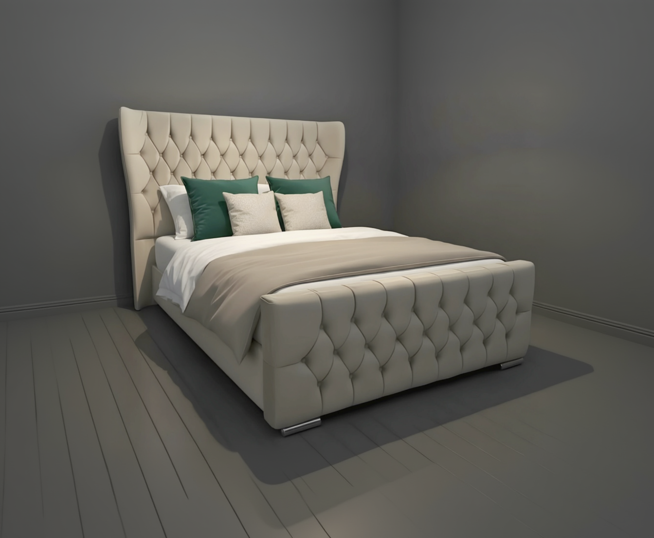 Astra Comfort Bed – Soft Upholstered Bed Frame