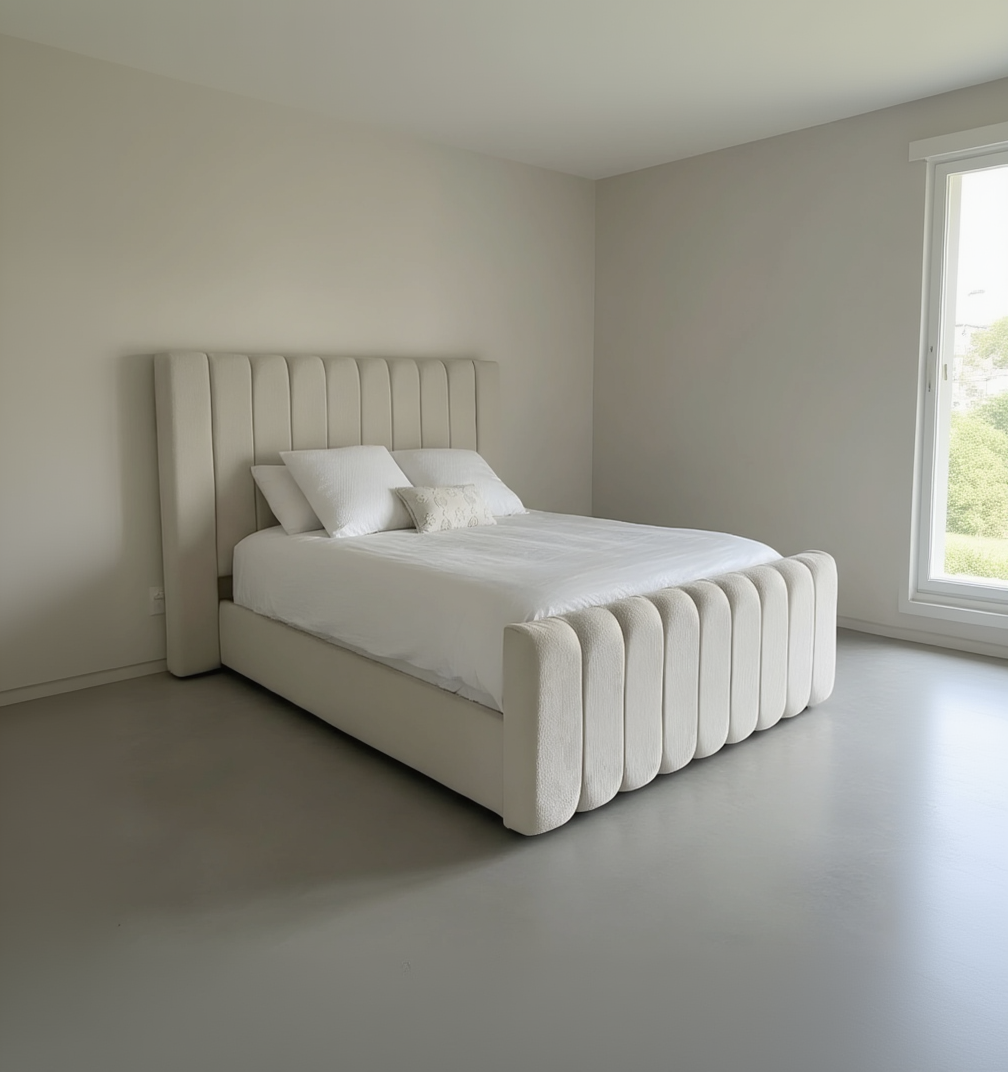 Opula Grand Bed – Premium padded Line Design