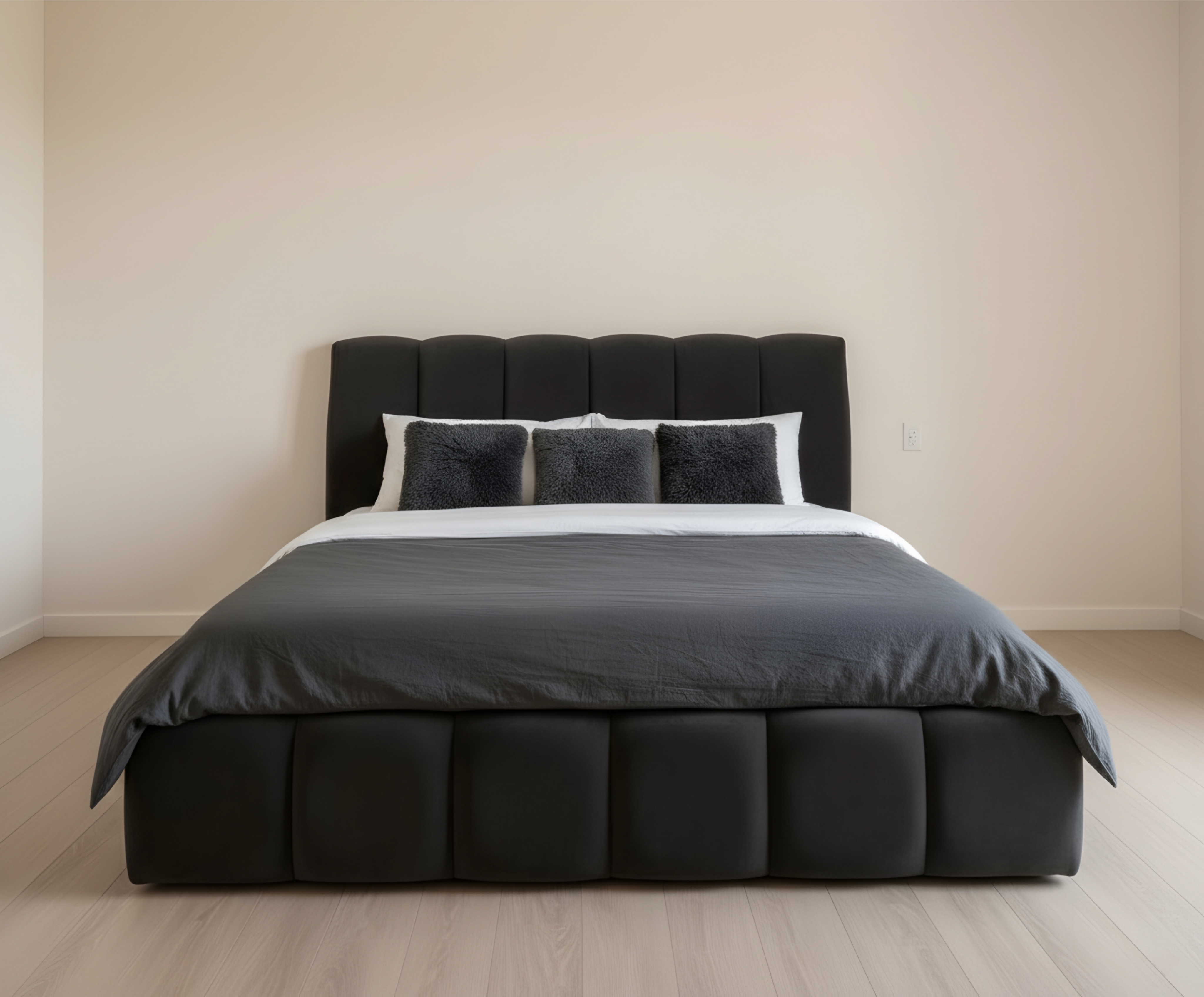Serenity Plush Bed – Elegant Bedroom Centrepiece