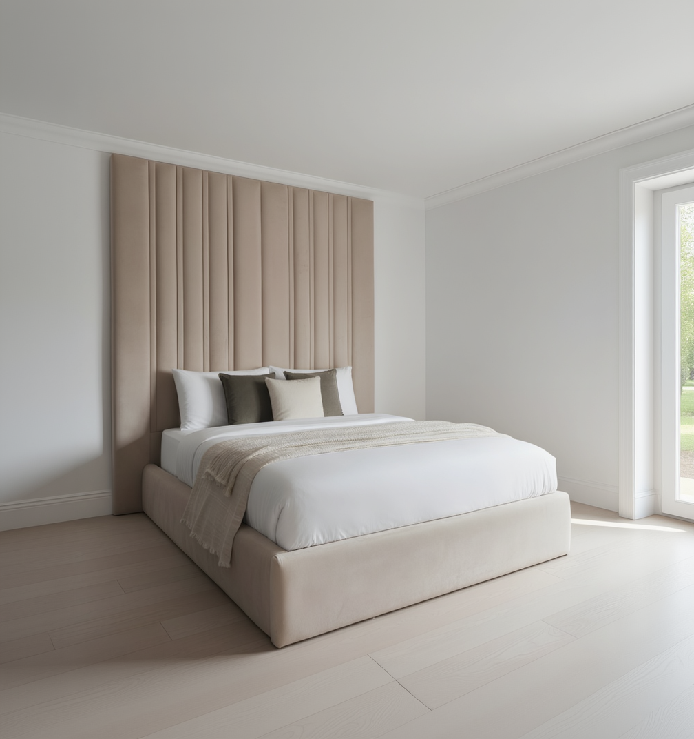 The Belmont Extended Panel Bed (2 piece headboard)