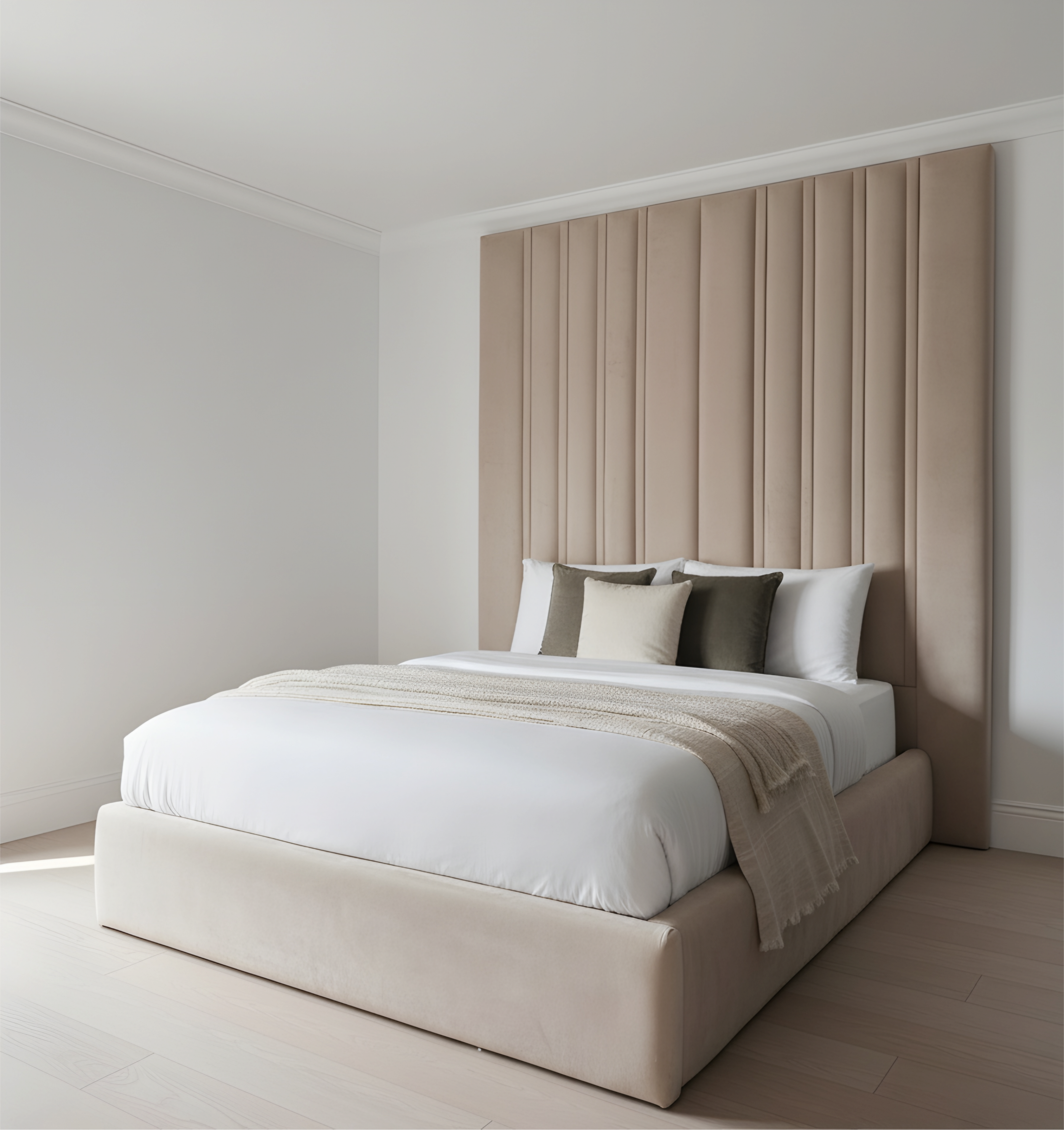 The Belmont Extended Panel Bed (2 piece headboard)